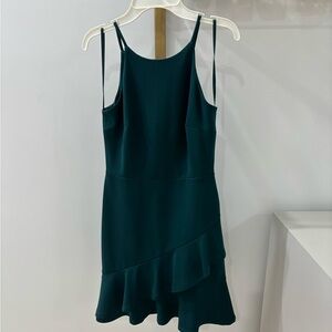 Jodi Kristopher Teal Mini Dress